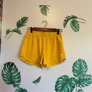 Gymshark Yellow Loose Shorts